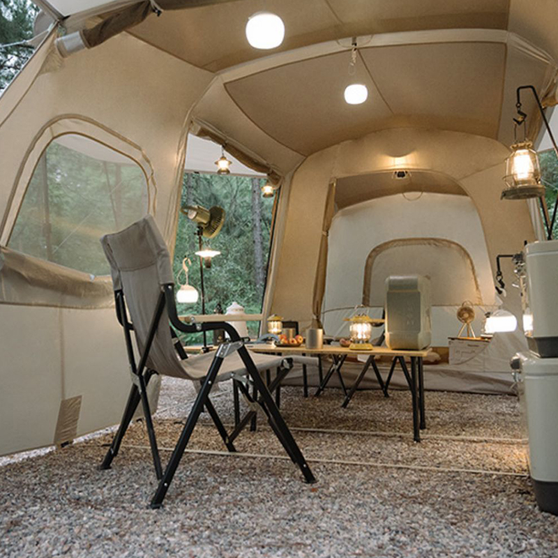 Tienda de campaña tipo túnel Cloud Vessel de 2 habitaciones