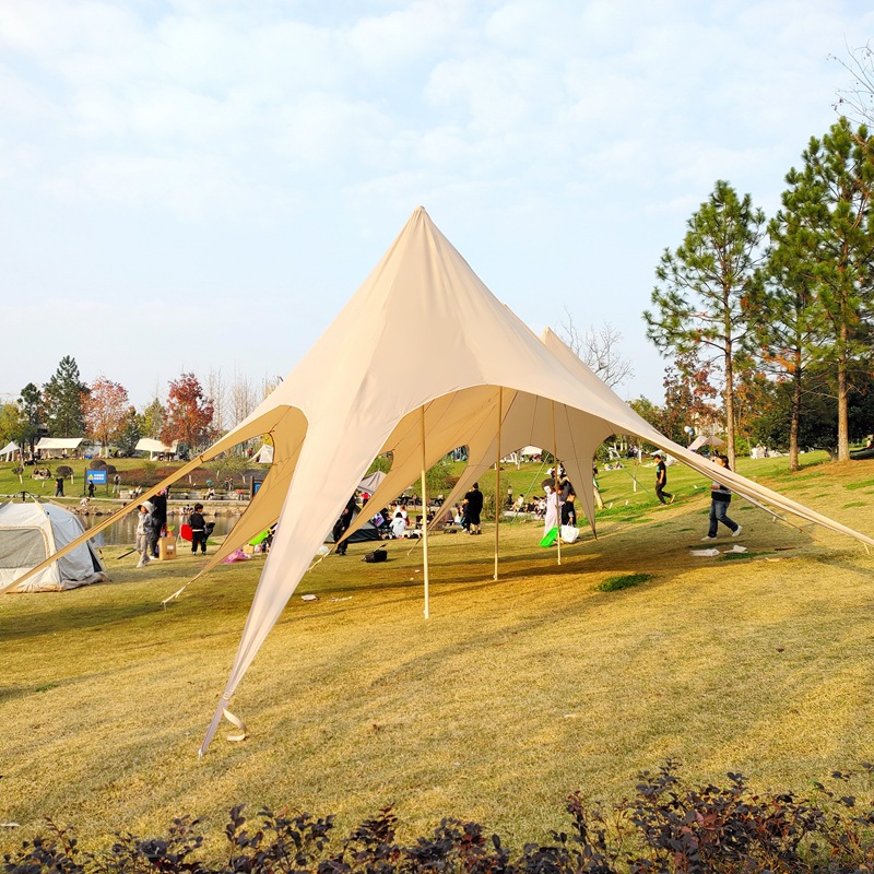 Tiendas al aire libre del toldo de la sombra de la estrella del camping para los acontecimientos de la boda del partido