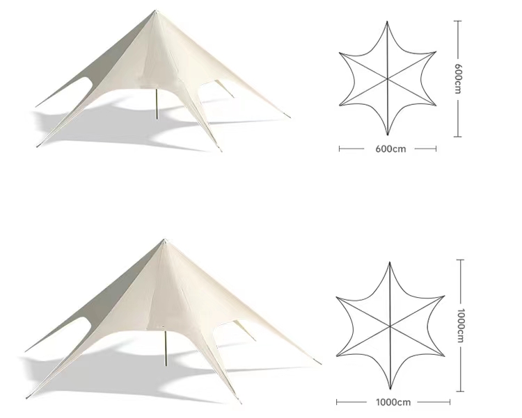 Carpas con dosel al aire libre para eventos festivos, bodas