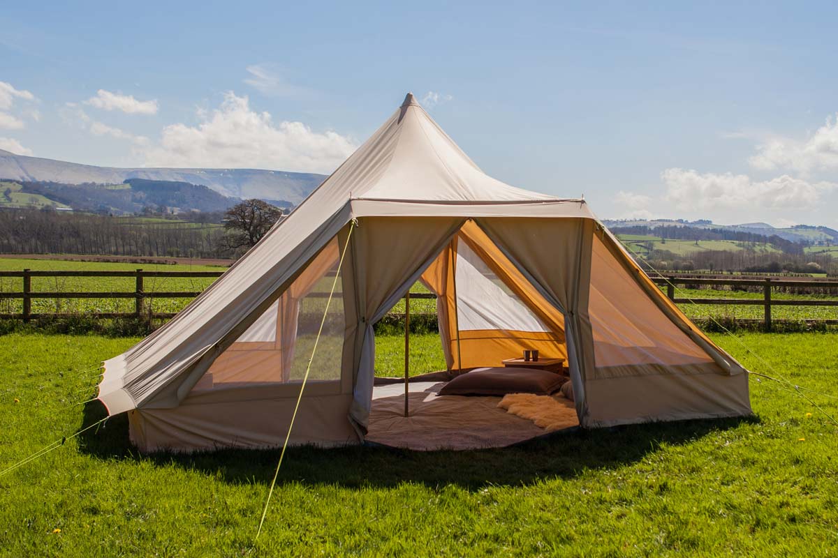 Tienda de campaña familiar Touareg Bell para acampar al aire libre de 20㎡