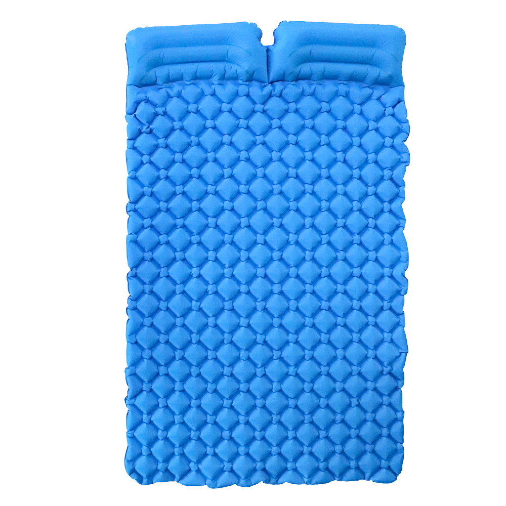 Colchoneta inflable para dormir para dos personas para acampar y viajar en auto