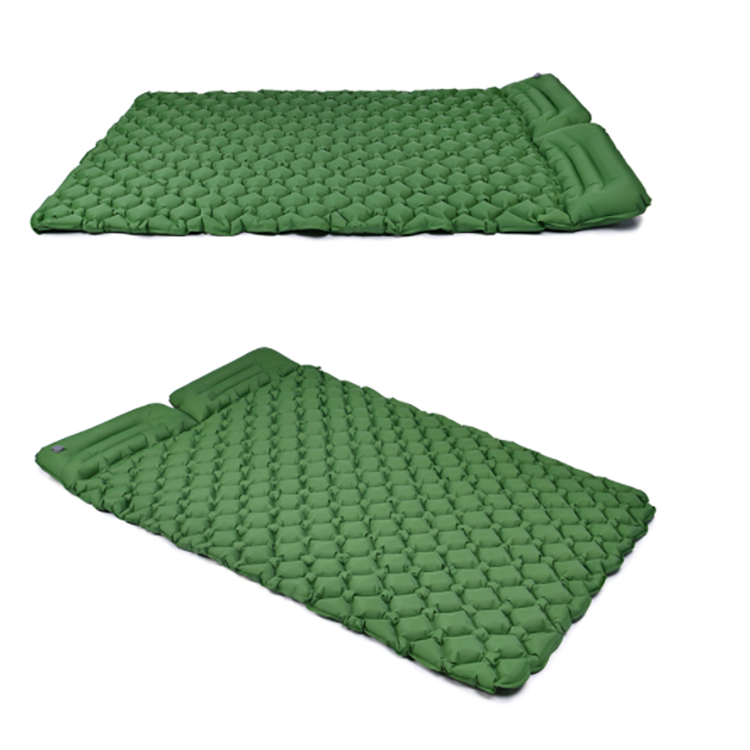 Colchoneta inflable para dormir para dos personas para acampar y viajar en auto