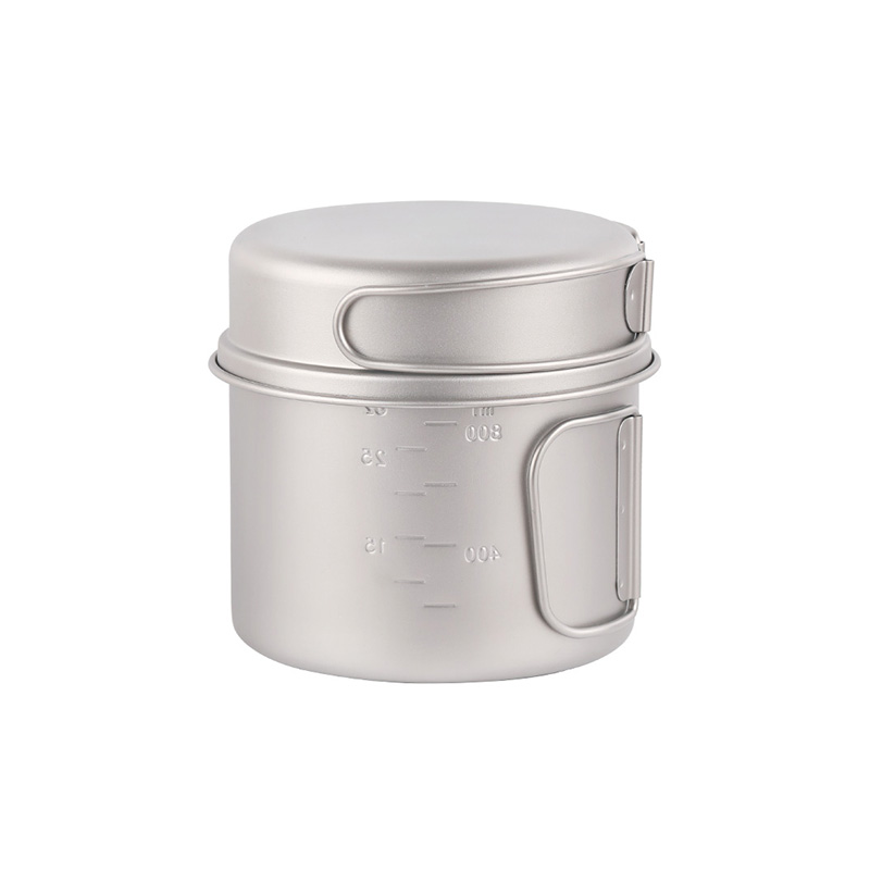 Juego de ollas de titanio Taza de titanio