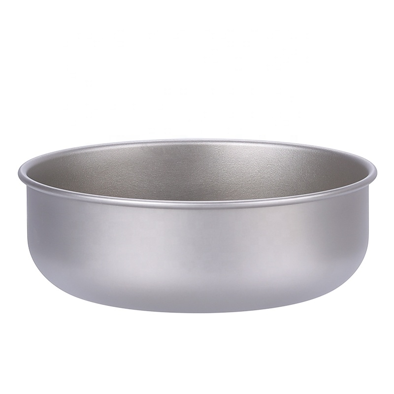 Sartén ultraligera de titanio para exteriores, para acampar, hacer senderismo, hacer pícnic, cocinar, 350/450/500/650 ml, con o sin mango