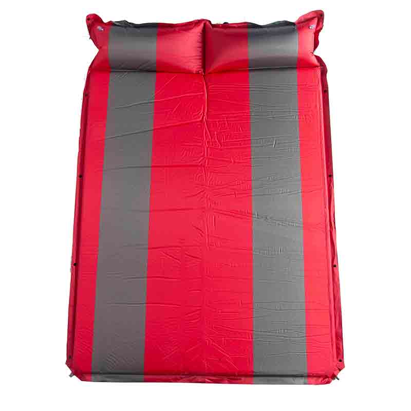 Colchonetas de camping dobles autoinflables con almohada