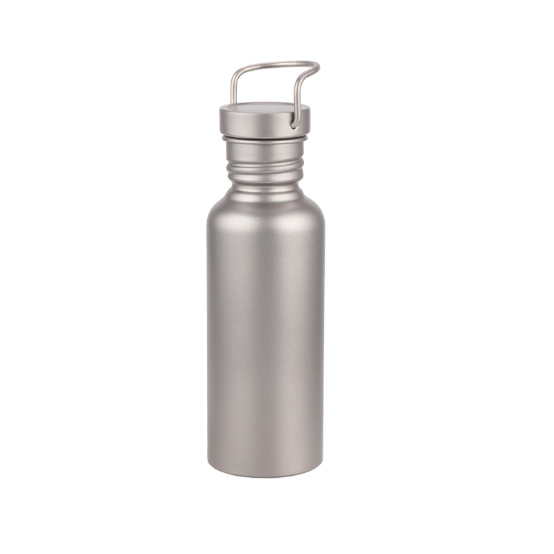 Botella de agua para acampar, portátil, para exteriores, con bolsa para botellas, botella deportiva ultraligera