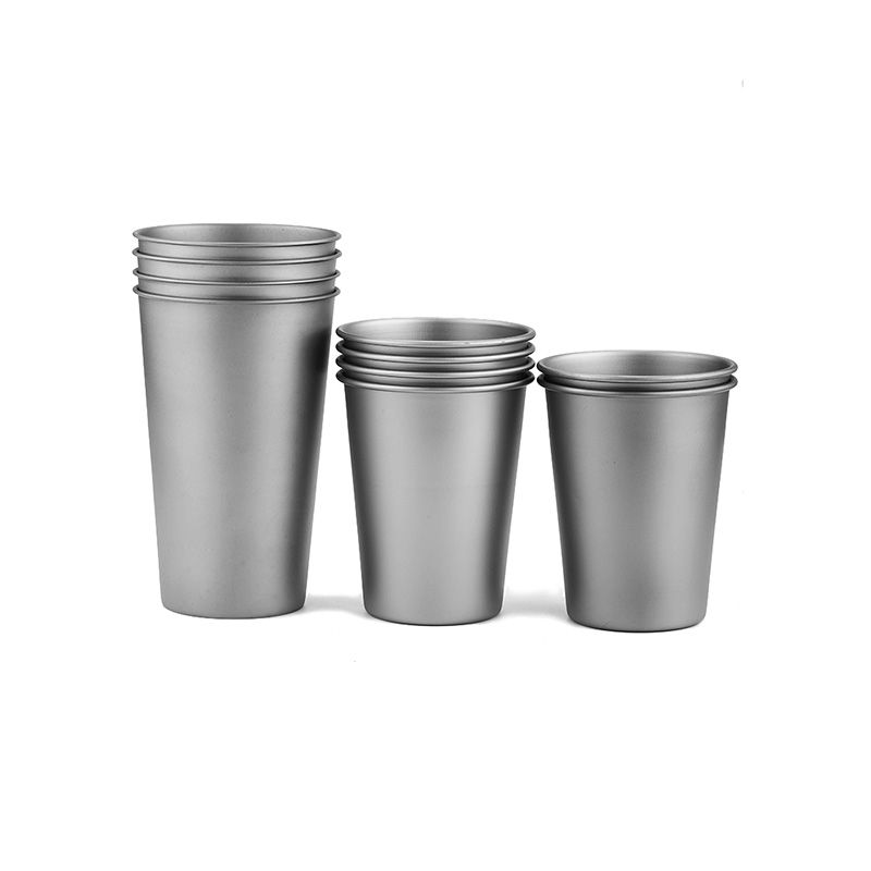 Vaso de agua apilable para equipos de campamento al aire libre