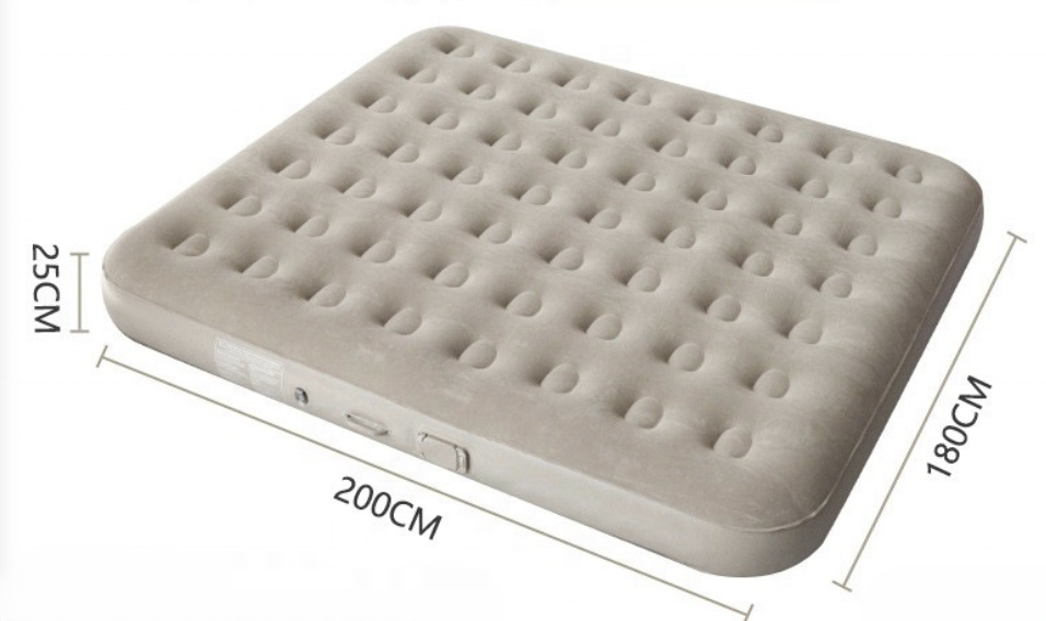 Colchón para cama de camping con inflado automático de aire de 25 cm
