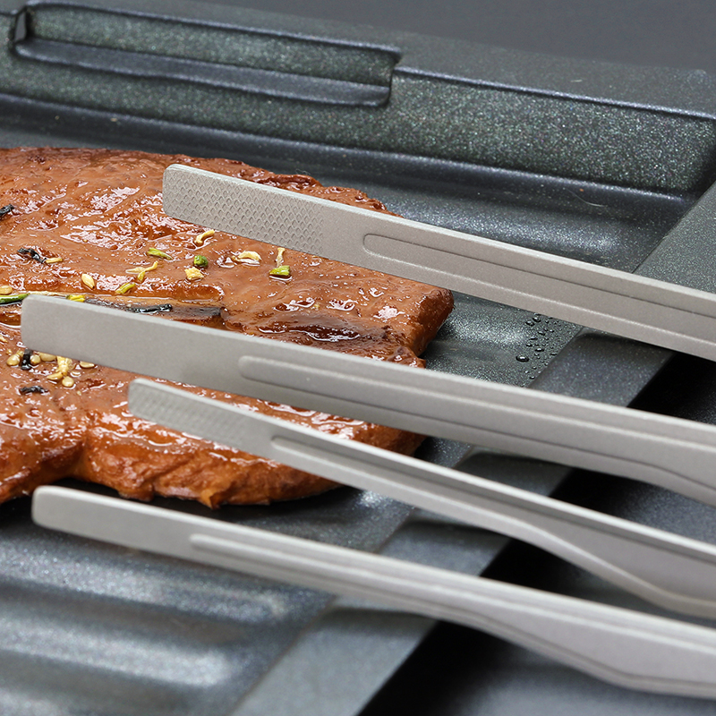 Pinzas multiusos para parrilla ultraligeras de titanio