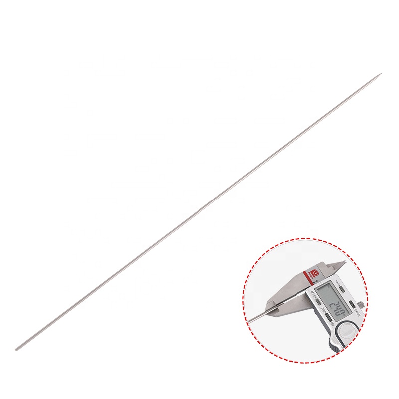 Brochetas de titanio con agujas para asar de 39 cm