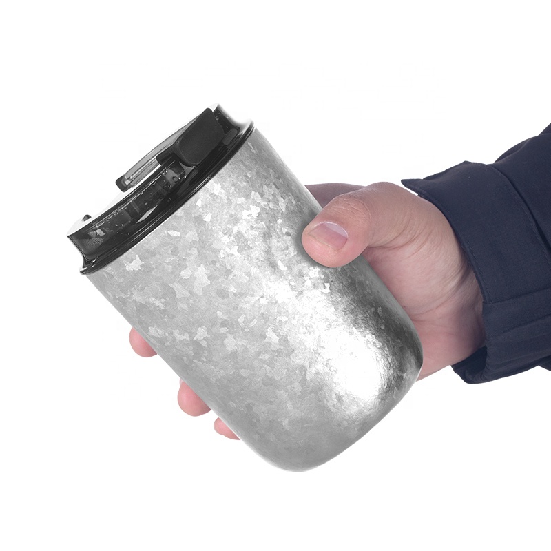 Taza de agua de 400 ml con borde aislado al vacío Taza de café Vaso de viaje