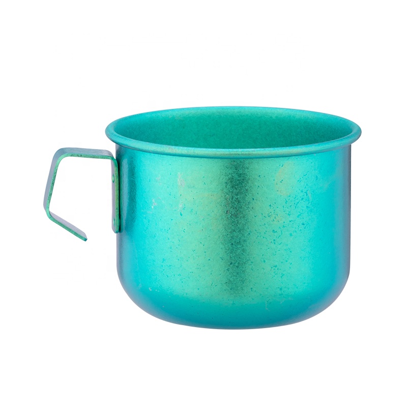 Taza de titanio puro Taza de una sola capa Pura