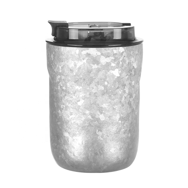 Taza de agua de 400 ml con borde aislado al vacío Taza de café Vaso de viaje