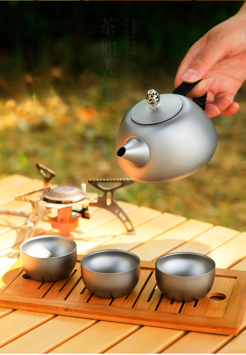 Cafetera ultraligera para acampar al aire libre