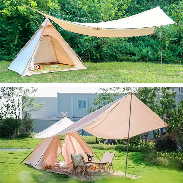 Tienda de campaña tipi piramidal
