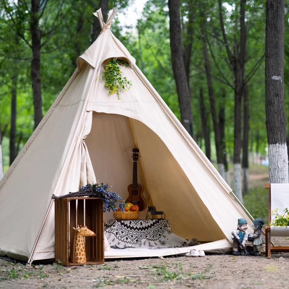 Tienda de campaña tipi piramidal