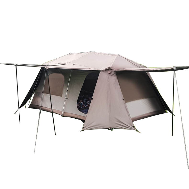 Tienda de campaña con revestimiento impermeable de doble capa de 8/13 ㎡