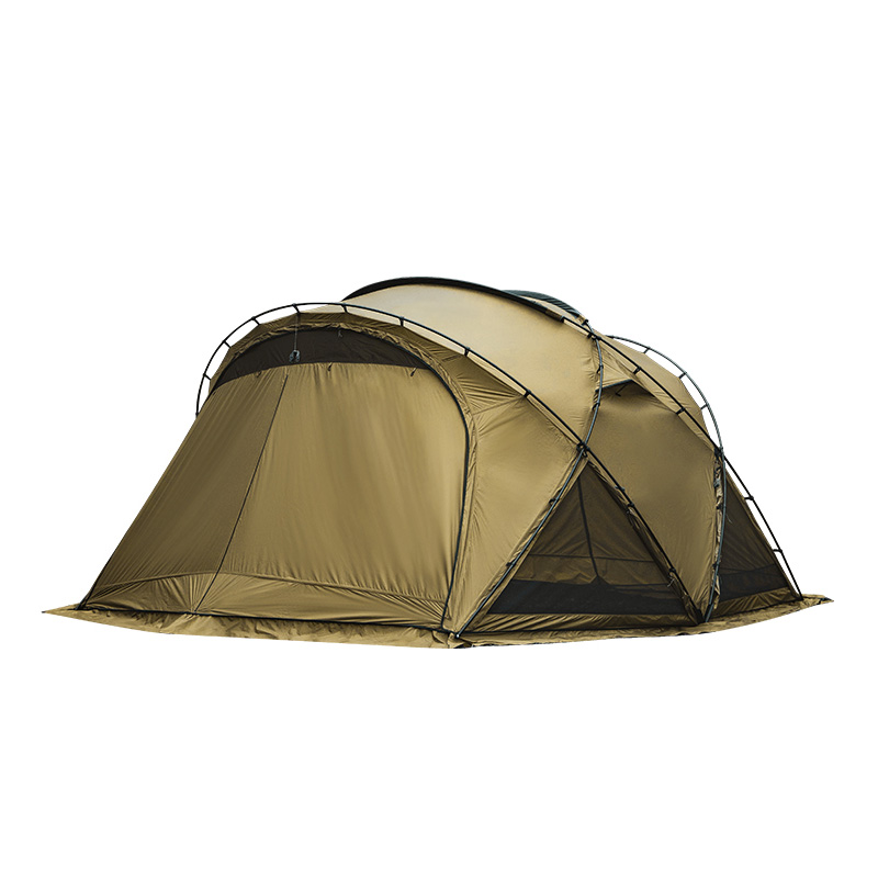 Tienda de campaña tipo domo de nailon ultraligera para glamping: automática, impermeable y resistente al viento