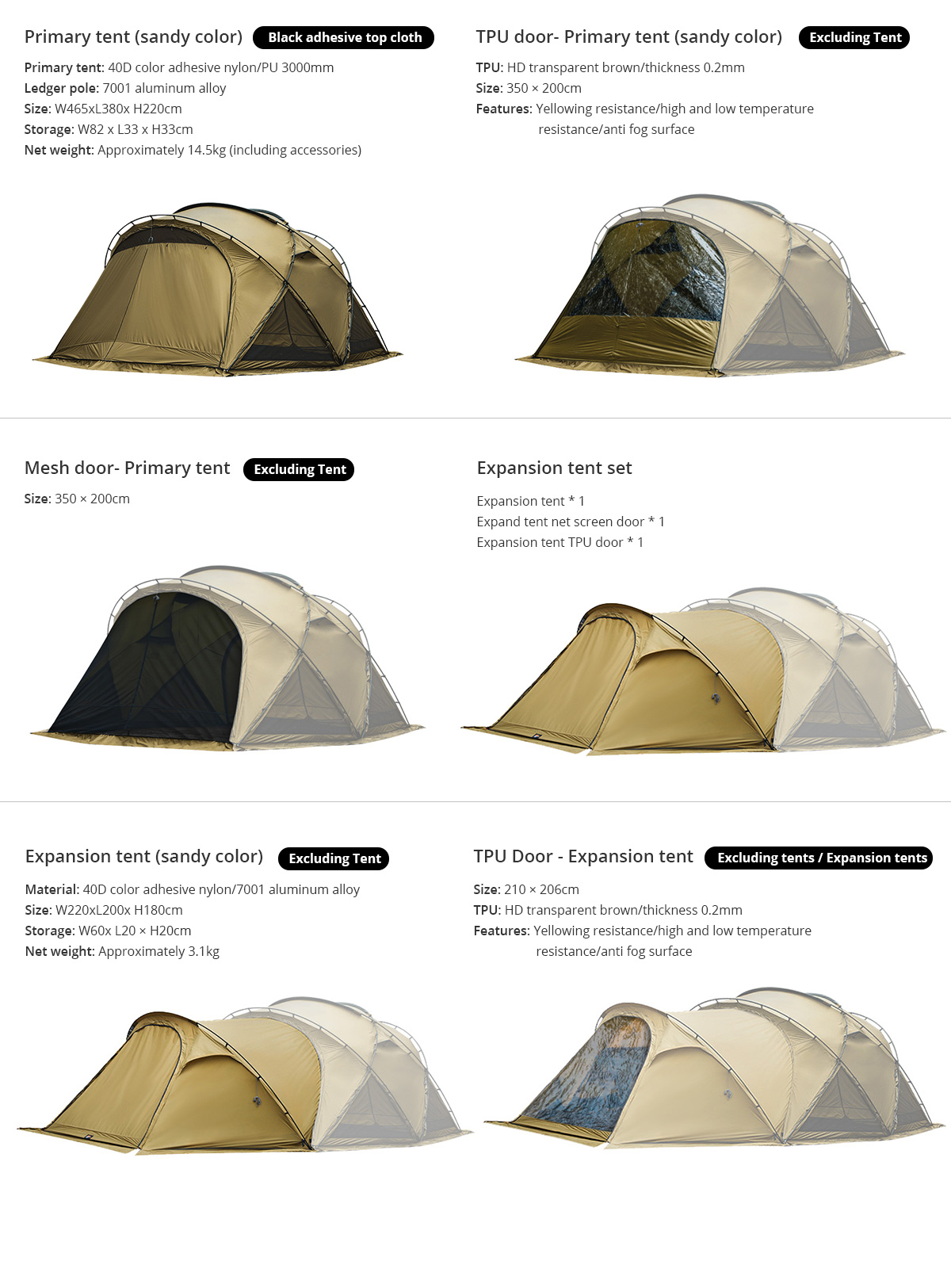 Tienda de campaña tipo domo de nailon ultraligera para glamping: automática, impermeable y resistente al viento