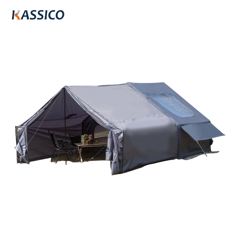 Tienda de campaña inflable grande de lujo, impermeable, para la familia, para pescar, acampar y hacer senderismo