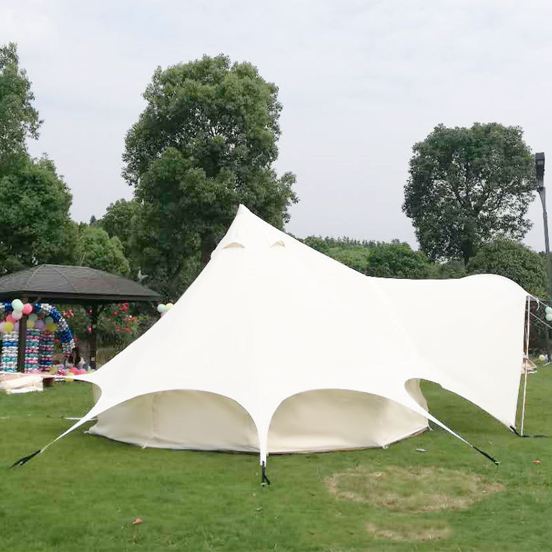 Tienda de campaña tipo yurta para exteriores, de lujo, impermeable, para 4 estaciones