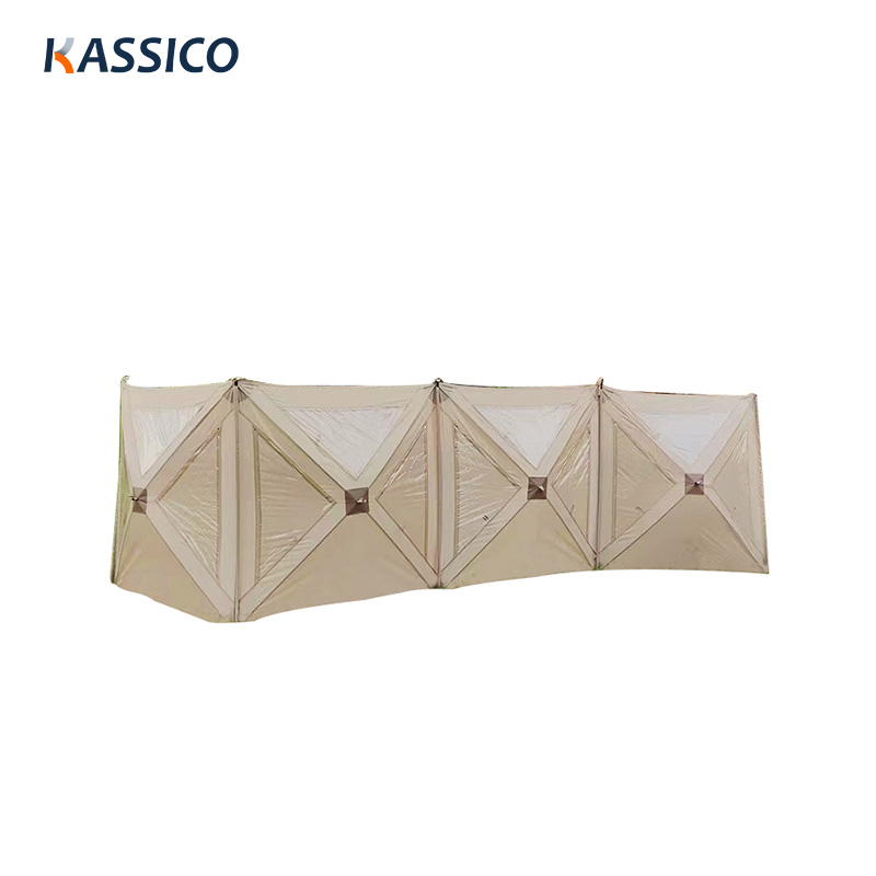 Tienda de campaña para exteriores resistente al viento, impermeable y con parabrisas