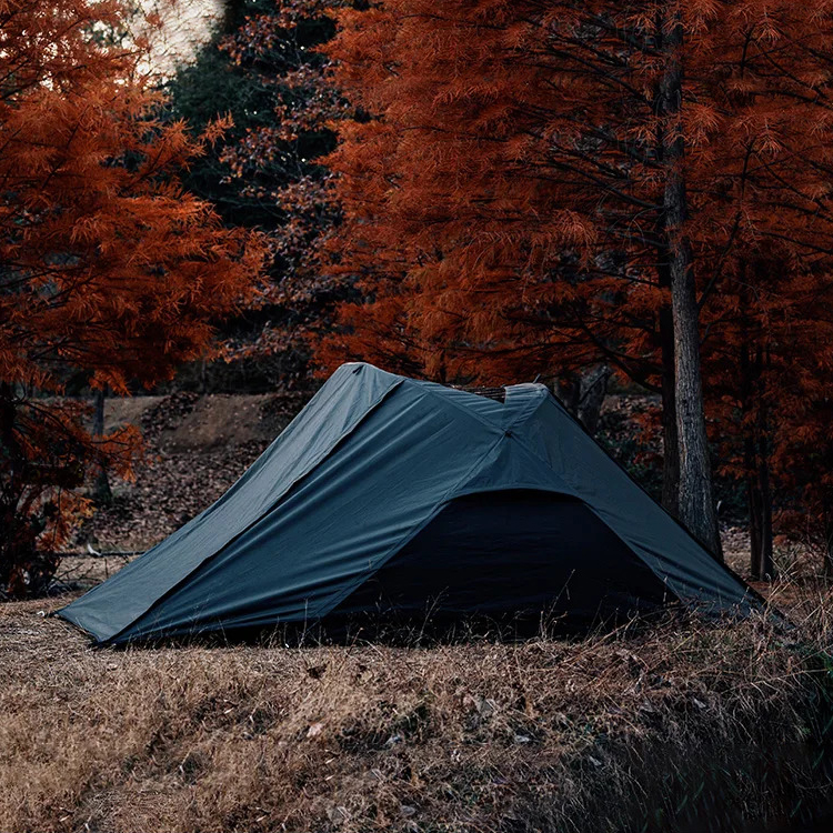 Tiendas de campaña portátiles de lona para exteriores, carpas de camping de lujo impermeables para 2 personas