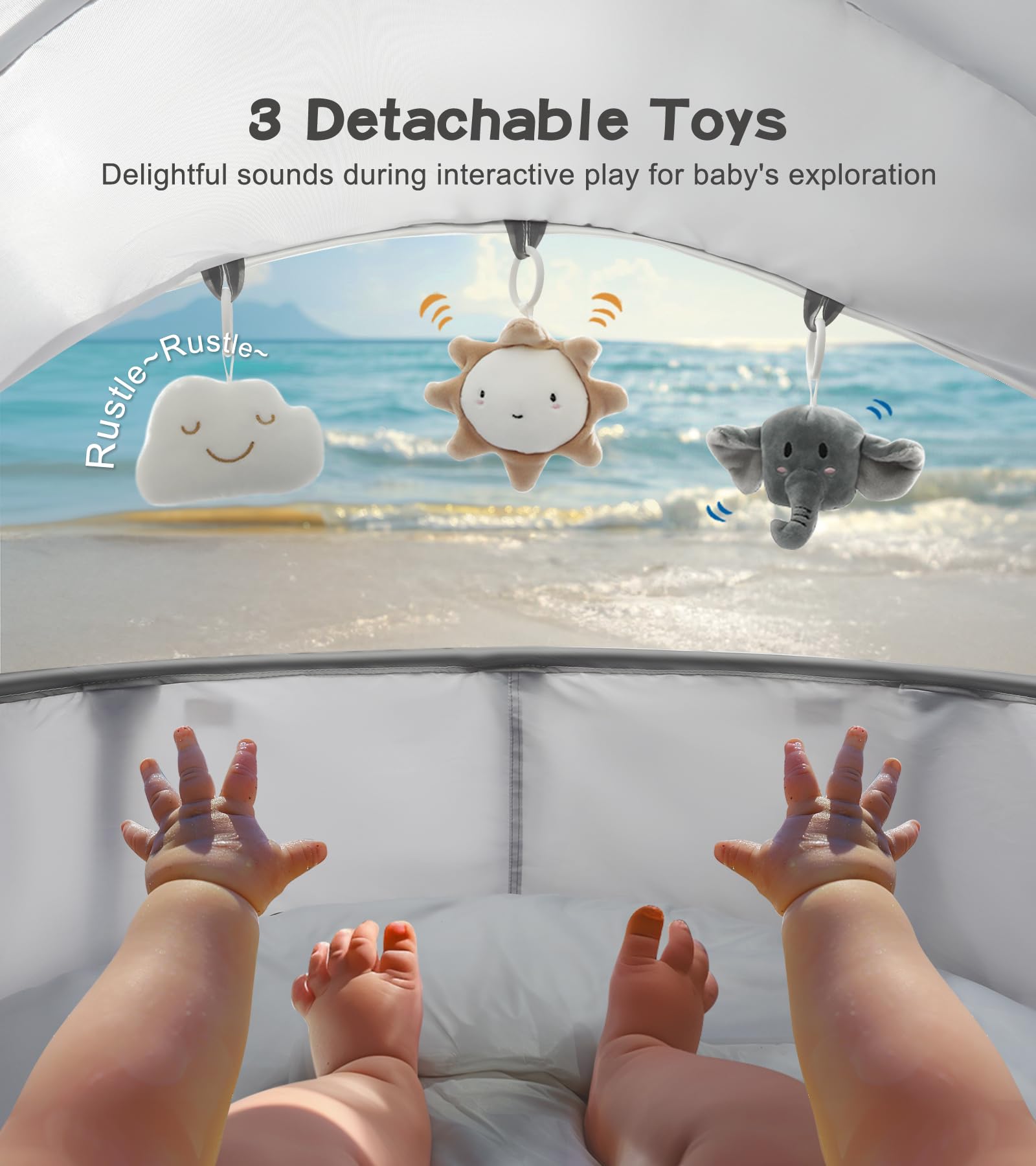 Carpa de juego automática emergente para picnic para niños