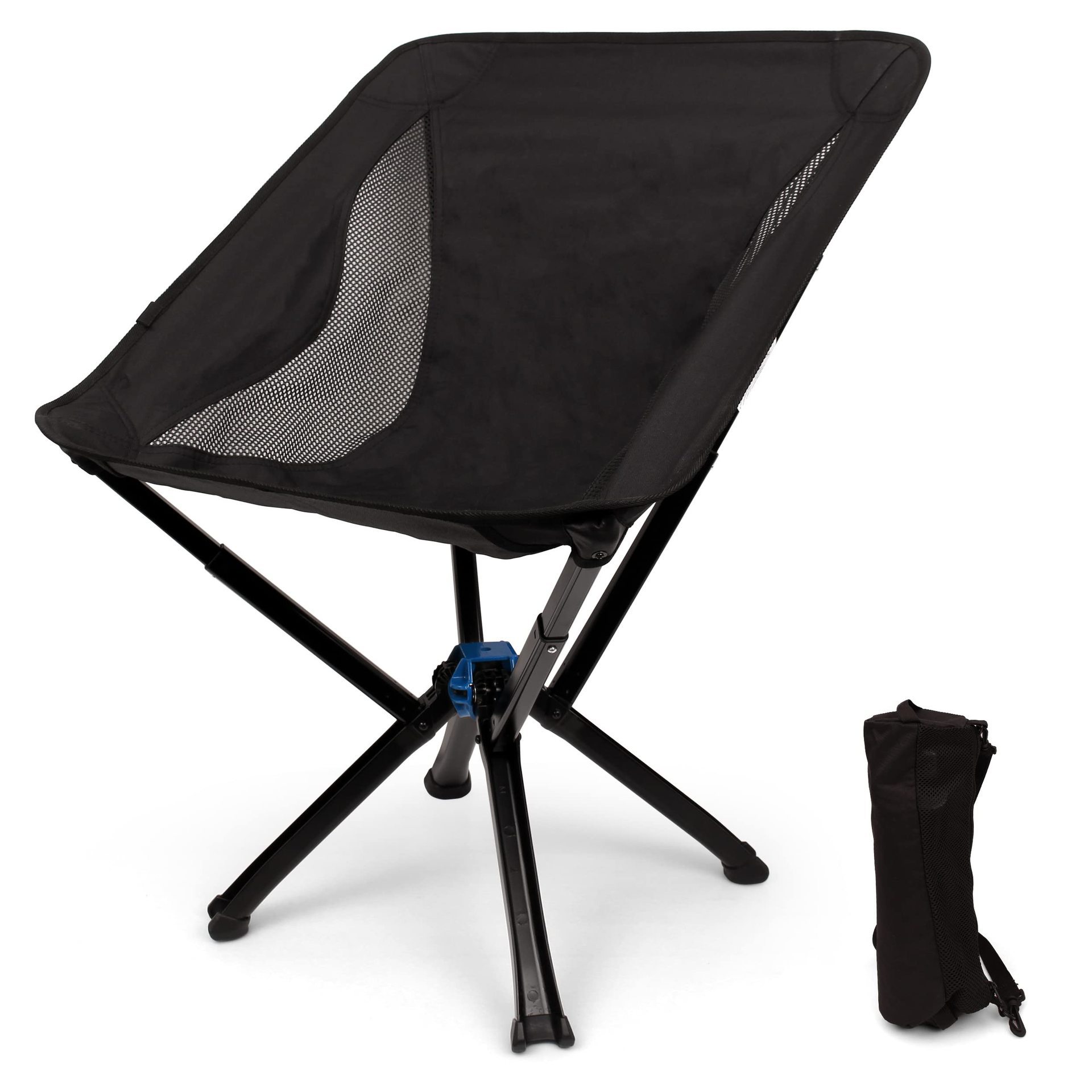 Silla de camping portátil de aluminio con montaje rápido para exteriores