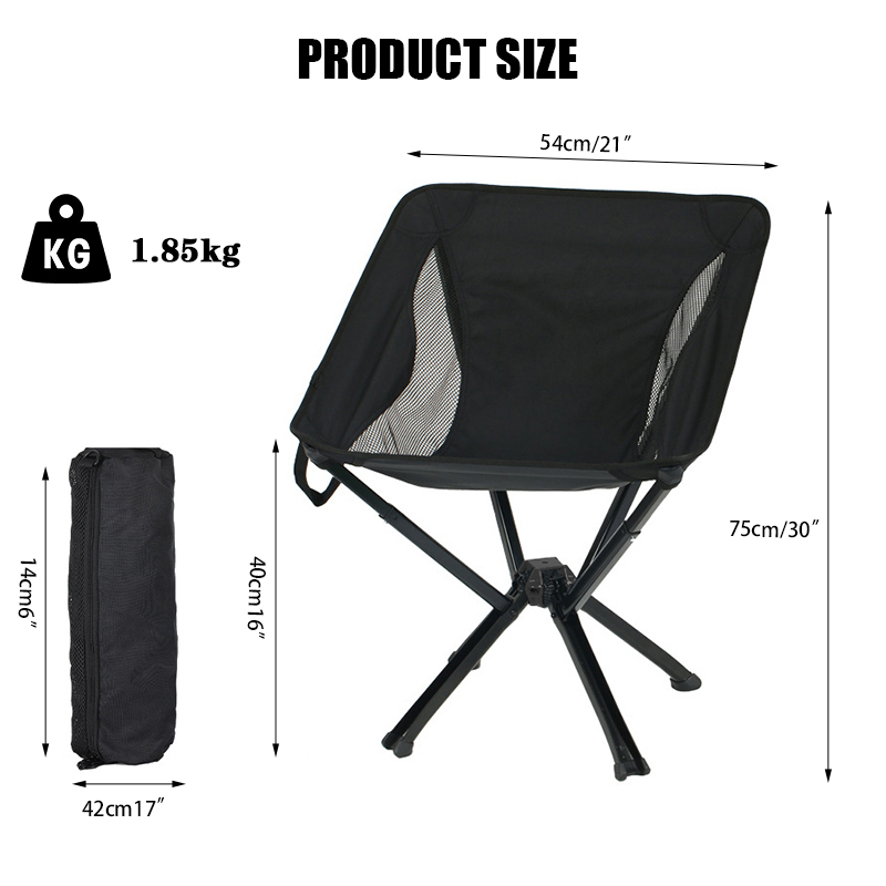 Silla ligera y ligera para acampar